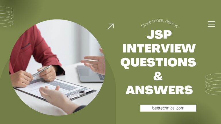 JSP Interview questions & Answers