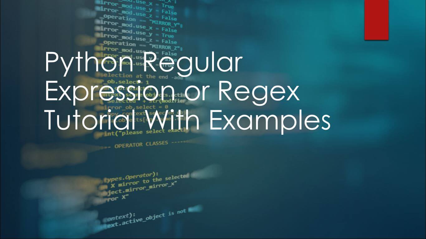 How To use Regex In Python Email Regex In Python 2022