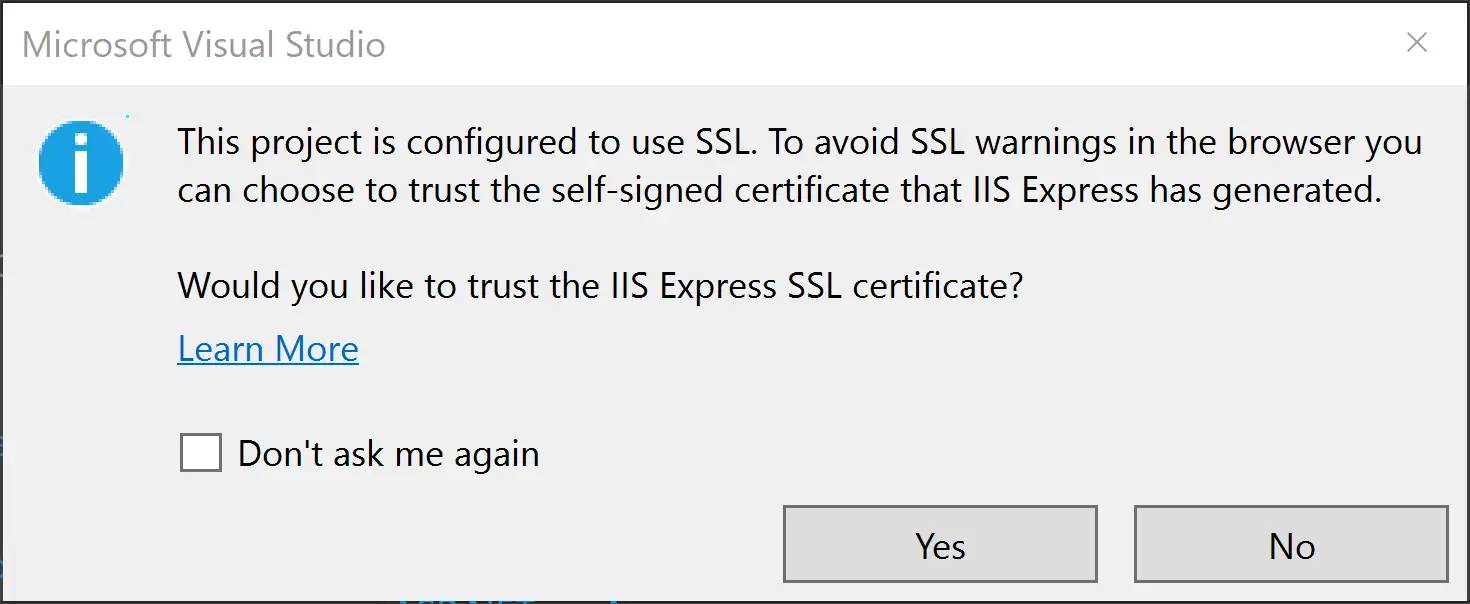 IIS Express. Добавить сертификат IIS Windows. SSL Warning Page.