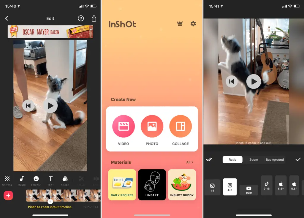 InShot an video editing app for android by beetechnical