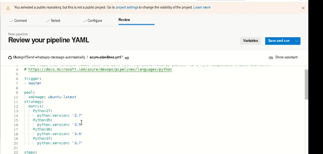 How to Create Azure DevOps pipeline from Scratch | 2022