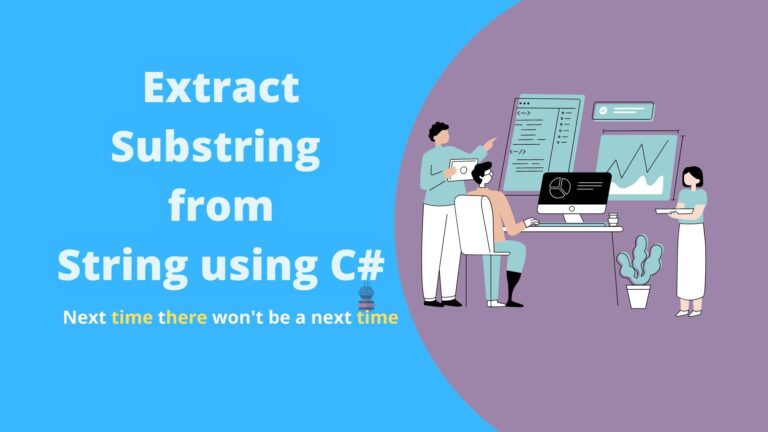 Extract Substring in String with C#