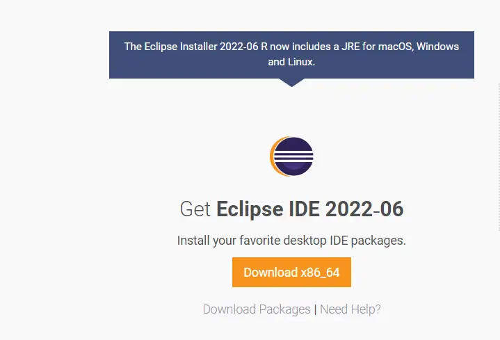 Get Eclipse IDE 2022‑06