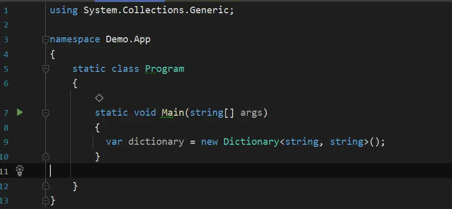 What is Dictionary in C#