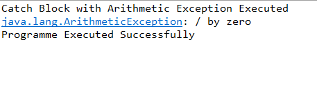 ArithmeticException in Java