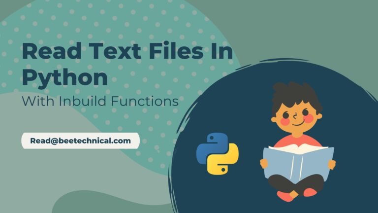 Read Text Files In Python