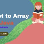 List to Array in Java
