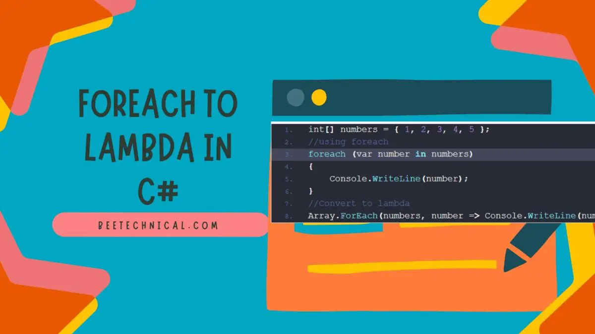 Foreach to Lambda in c#