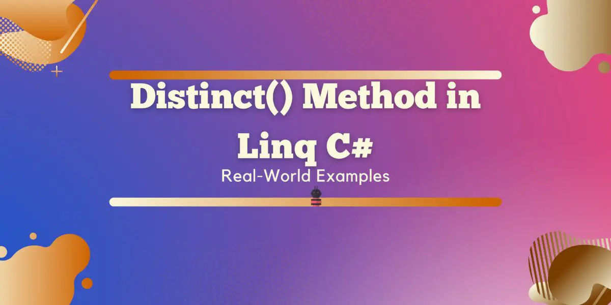 Select Distinct Using Linq